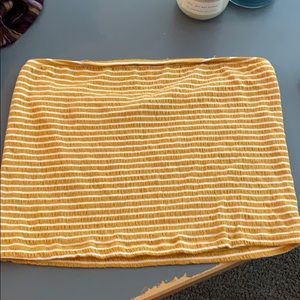 American Eagle yellow tube top only worn once